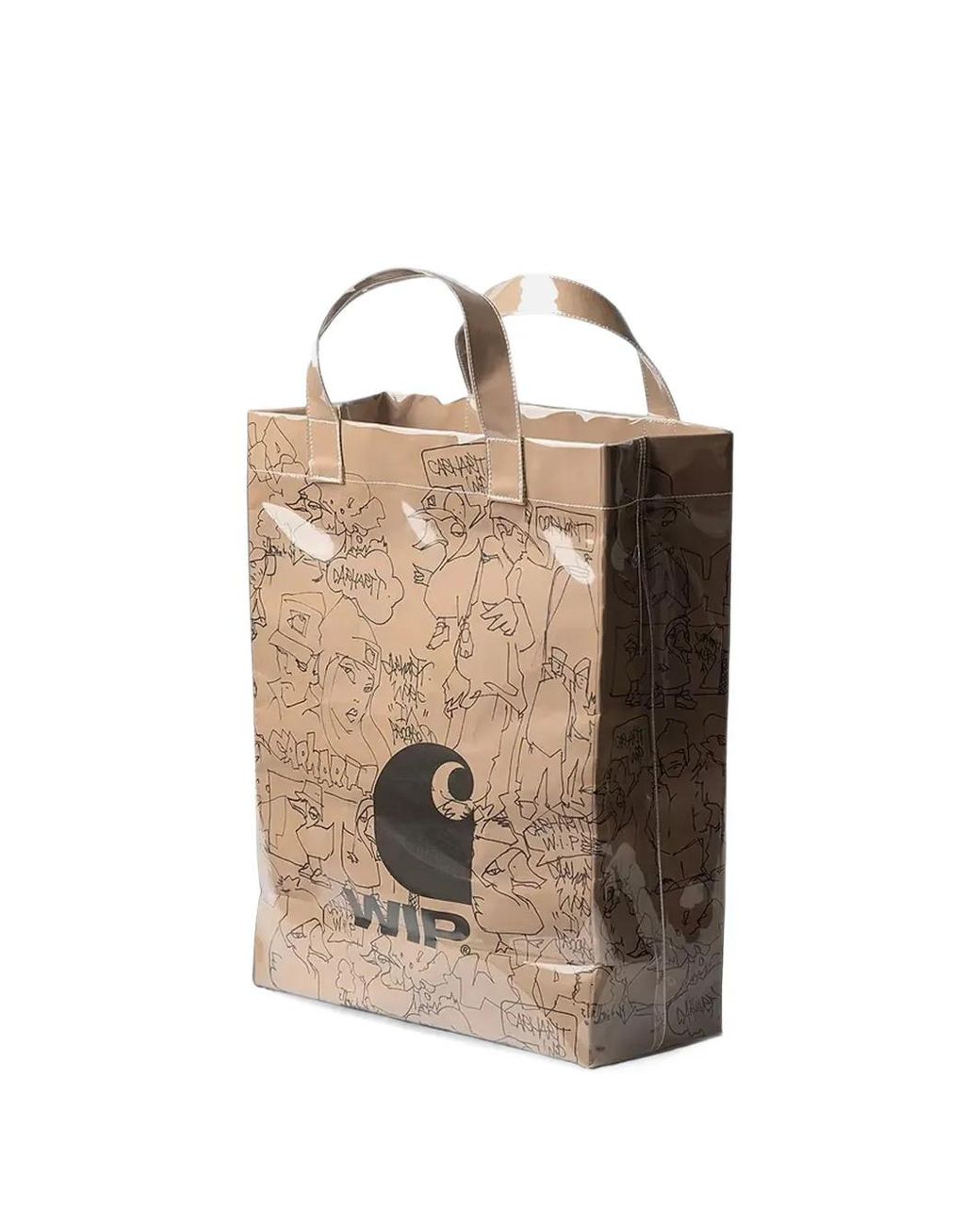 Carhartt Natural Blinkerfluid Graphic-Print Tote Bag