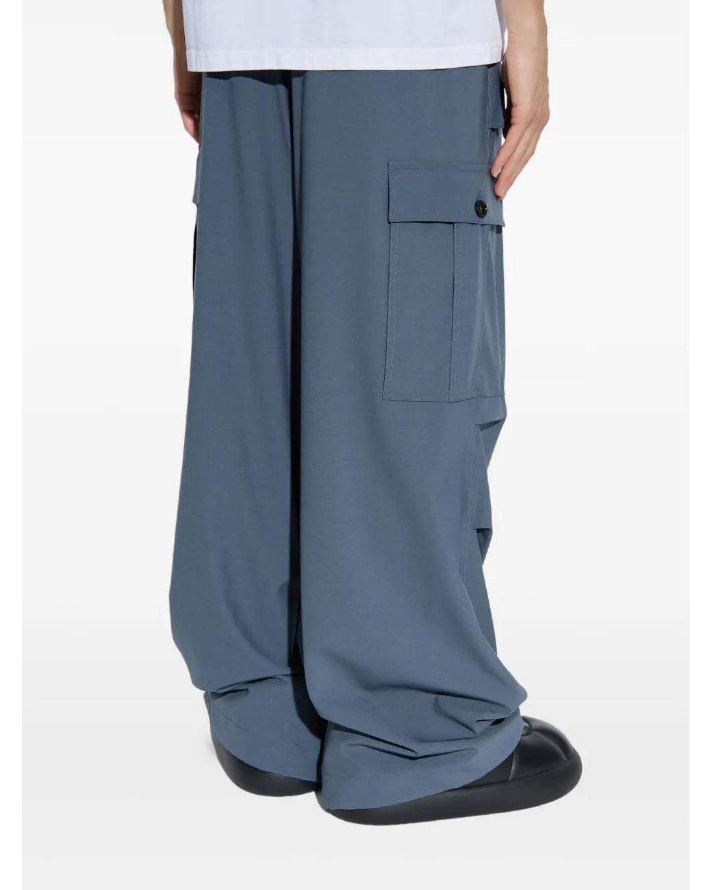 Marni Blue Trousers With Pockets for men
