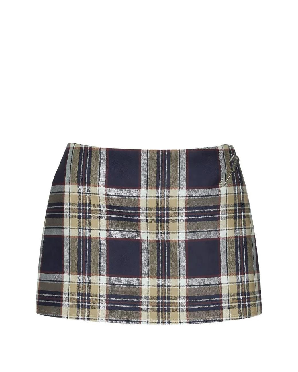 FRAME Geruite Rok in het Blue