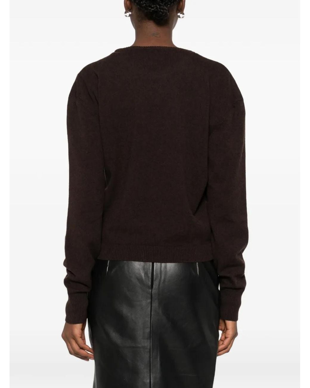 Paloma Wool Black Round-Neck Sweater