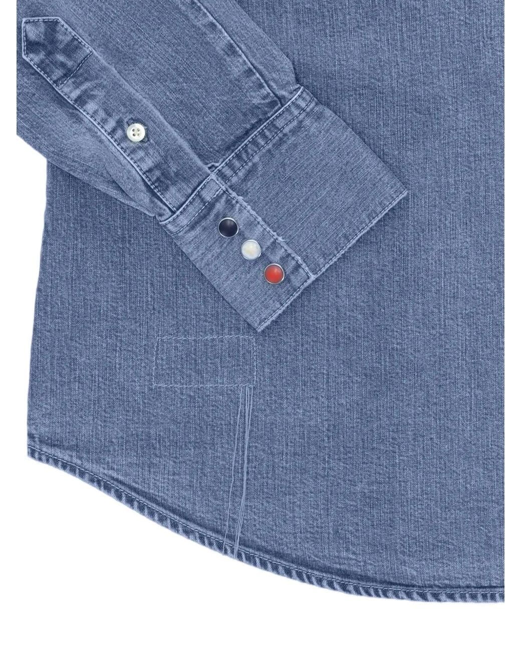 Fortela Blue Redford Western Denim Shirt