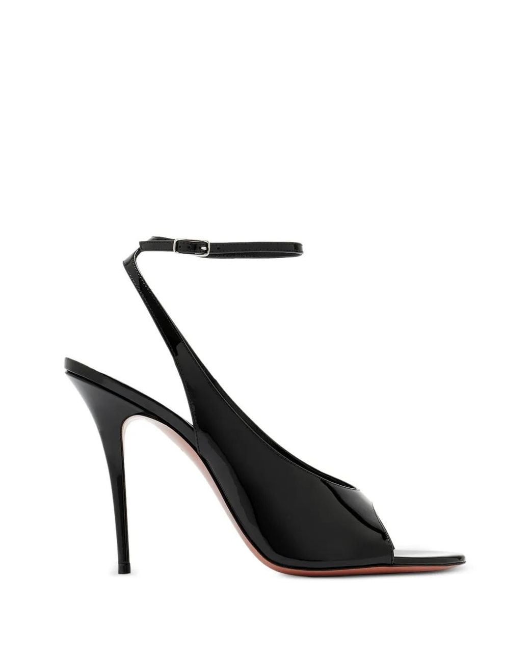 AMINA MUADDI White Anok Patent-Leather Sandals