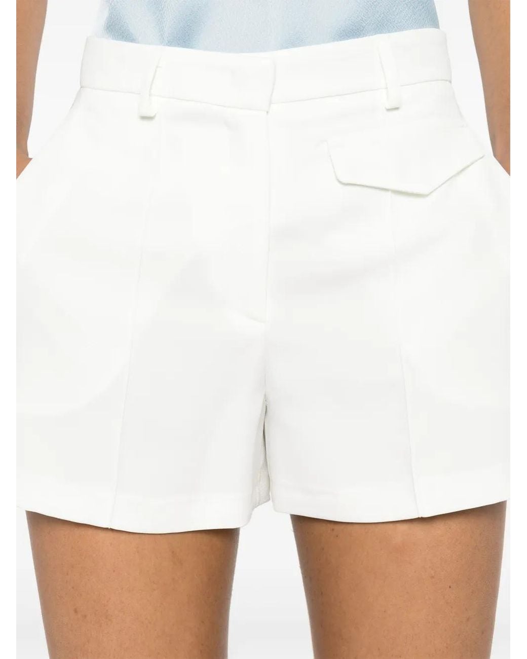 Blanca Vita White Sofora Tailored Shorts