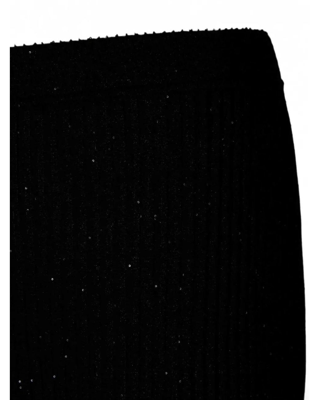 Tom Ford Black Compact Lurex Mixed Rib With Micro Sequins Leggings