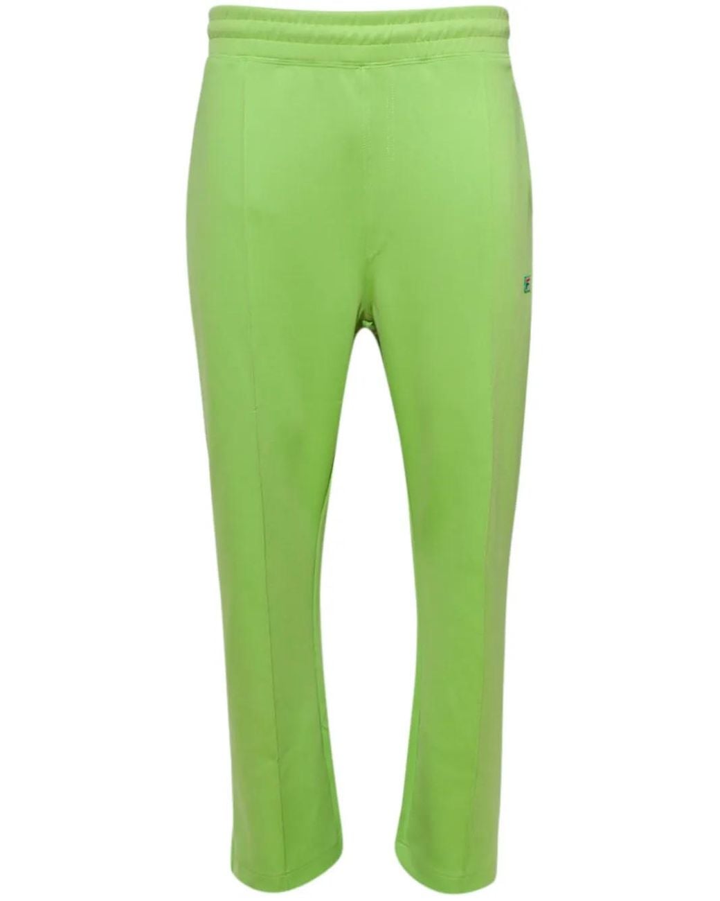 Fila Green Logo Track Pants for men