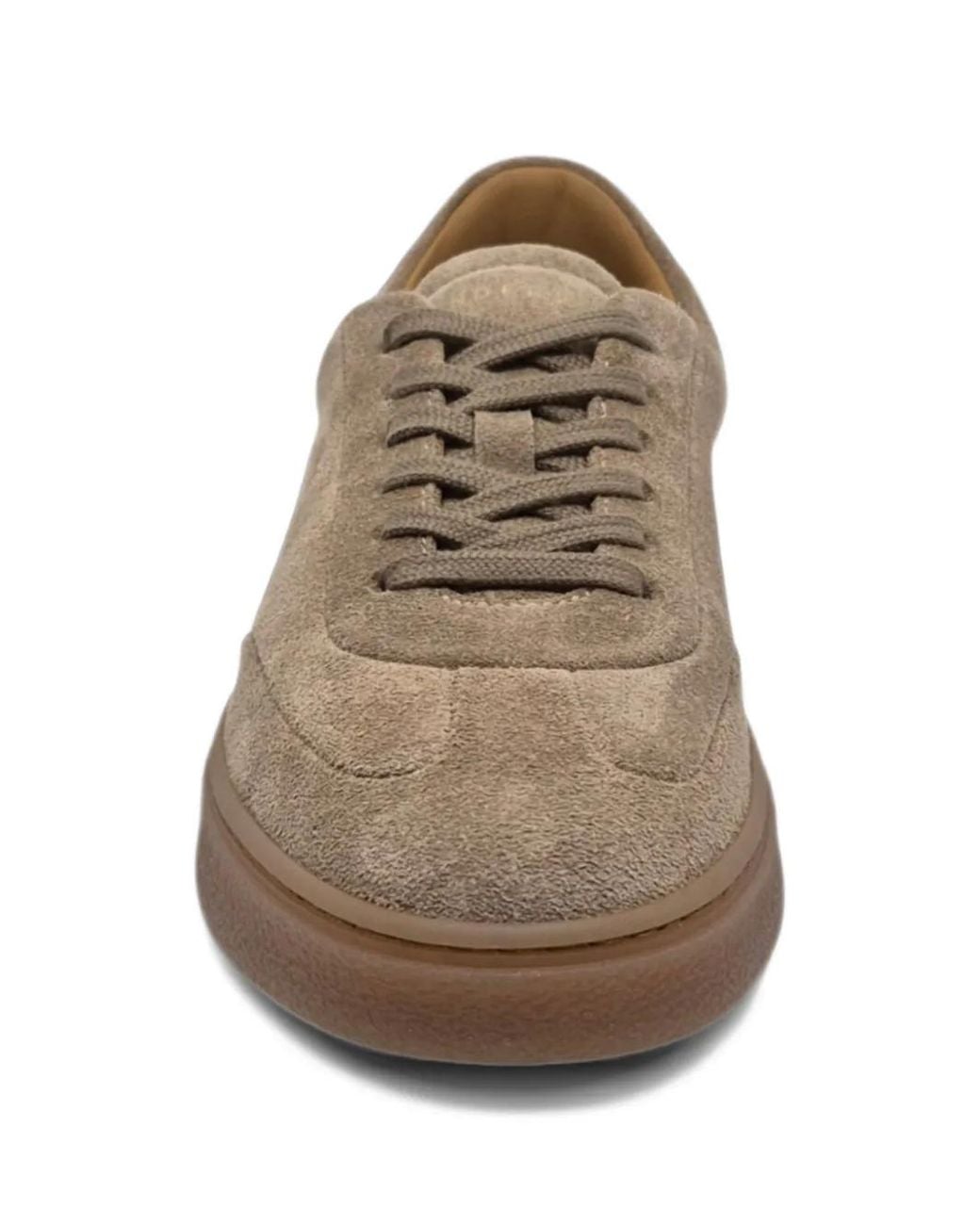 Henderson Brown Suede Low-Top Sneakers