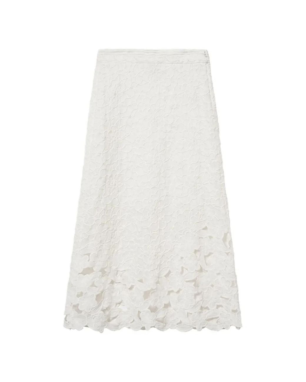 Isabel Marant White Ryesha Skirt