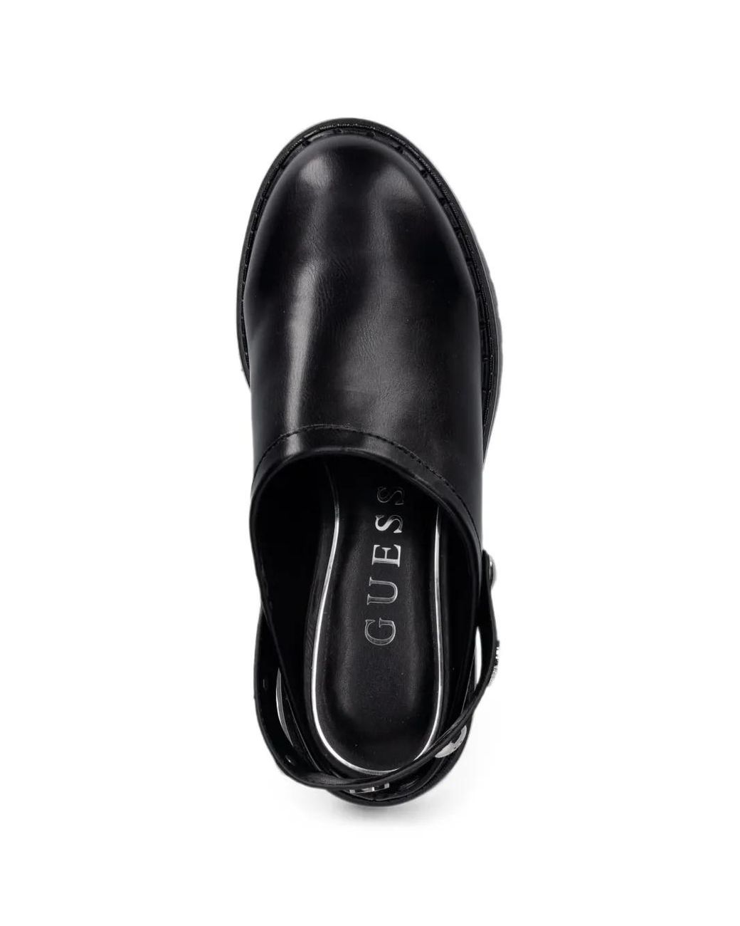 Guess Black Studded Platform Clogs