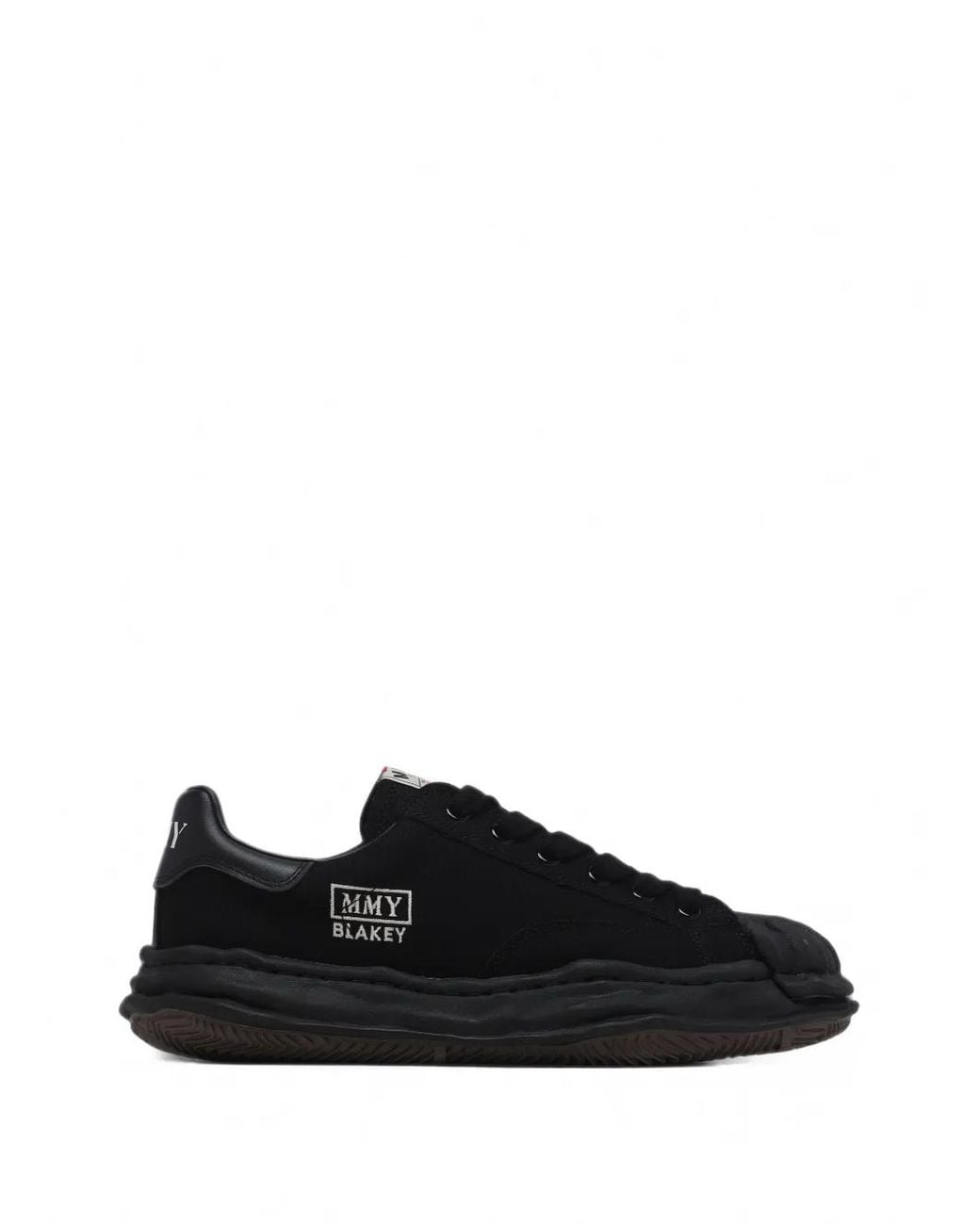 Maison Mihara Yasuhiro Black "Blakey" Og Sole Canvas Low-Top Sneakers for men