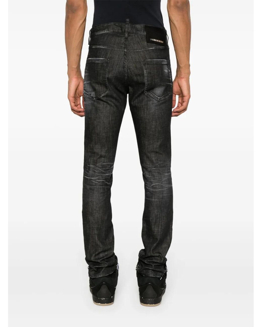 DSquared² Slim-Fit Jeans in het Gray voor heren