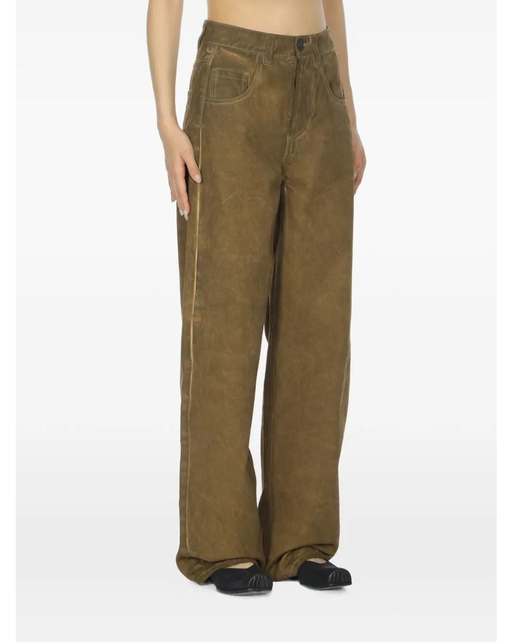 Uma Wang White Phyllis Trousers