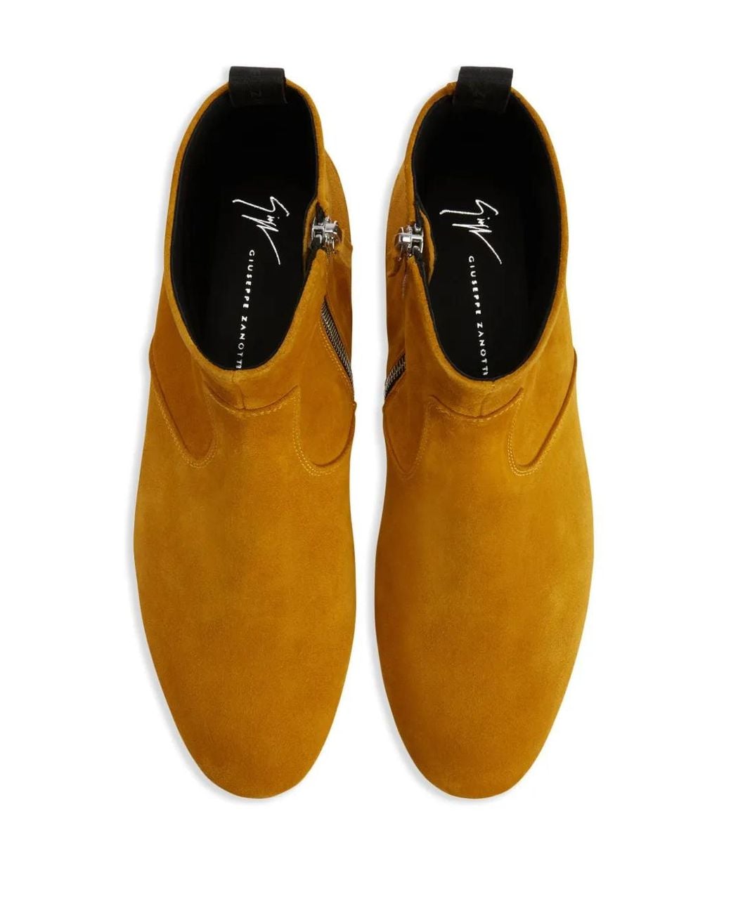 Giuseppe Zanotti Brown Zip-up Suede Boots for men