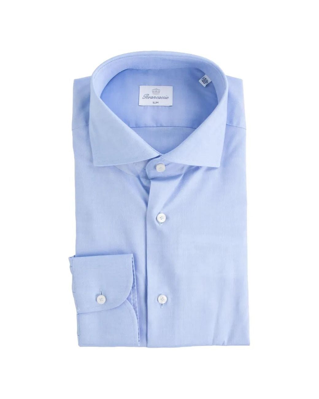 BRANCACCIO Blue Buttoned Shirt for men
