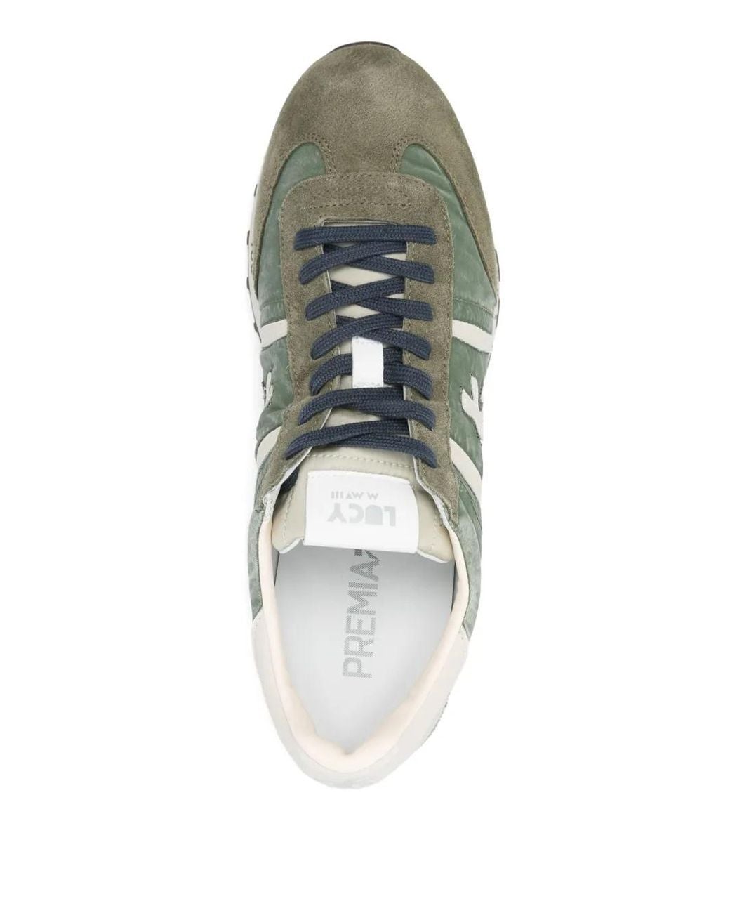Premiata Multicolor Suede Monday Sneakers for men