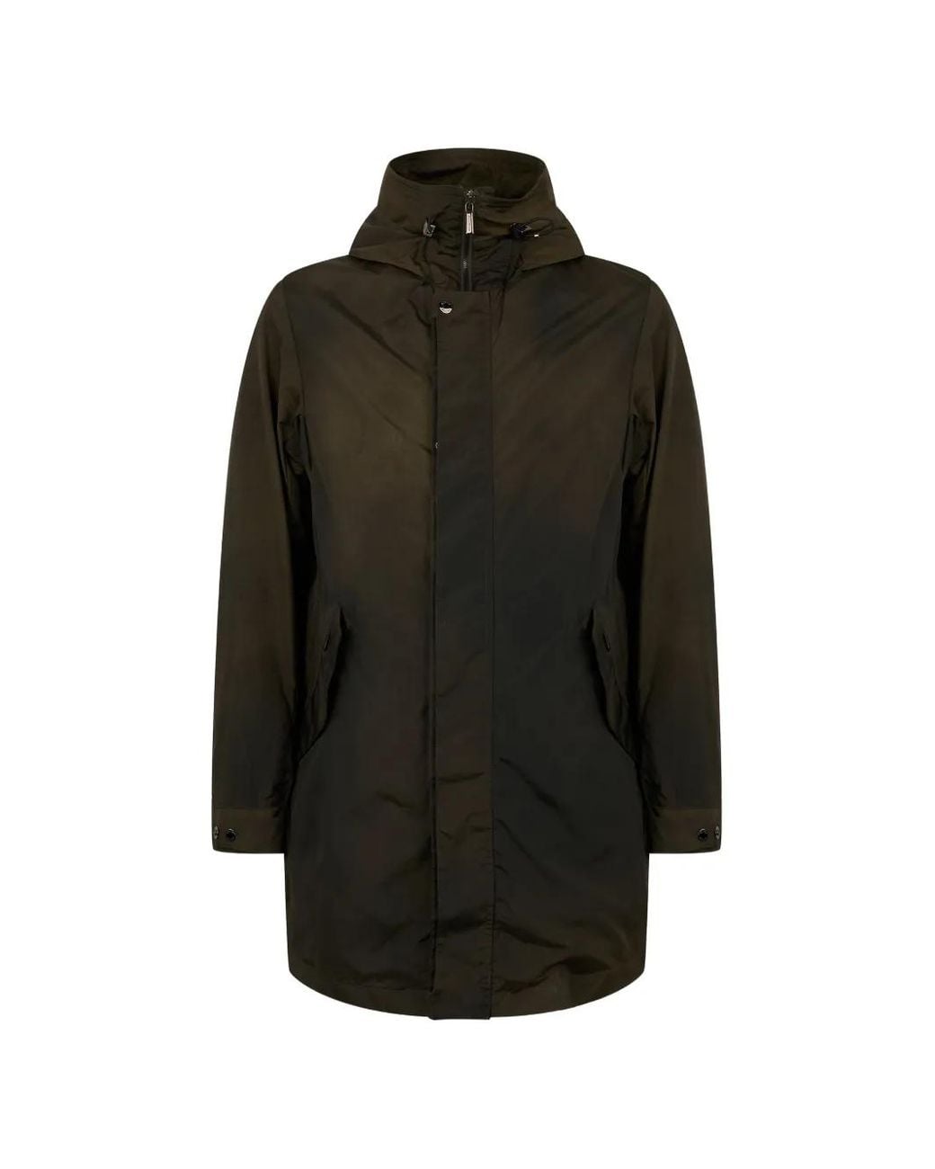 Moorer Black Manteau Millenio À Capuche for men