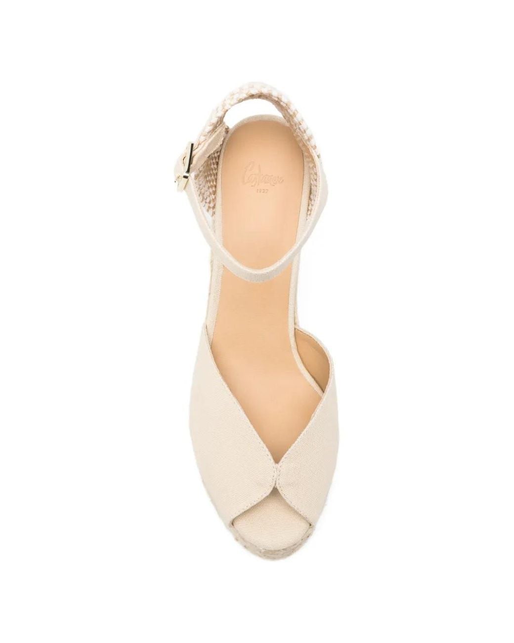 Castaner Natural Bianca Ankle-Strap Espadrilles