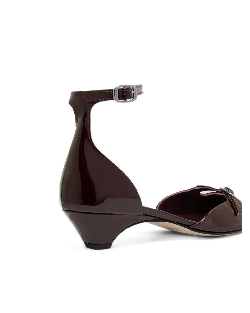 CAREL PARIS Red Emma Patent Leather Ballet Flats