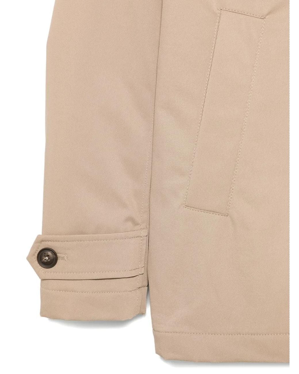 Fay Natural Double-Layer Welt-Pocket Jacket for men