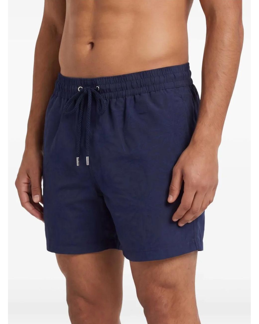 Frescobol Carioca Blue Rio Drawstring Swim Shorts for men