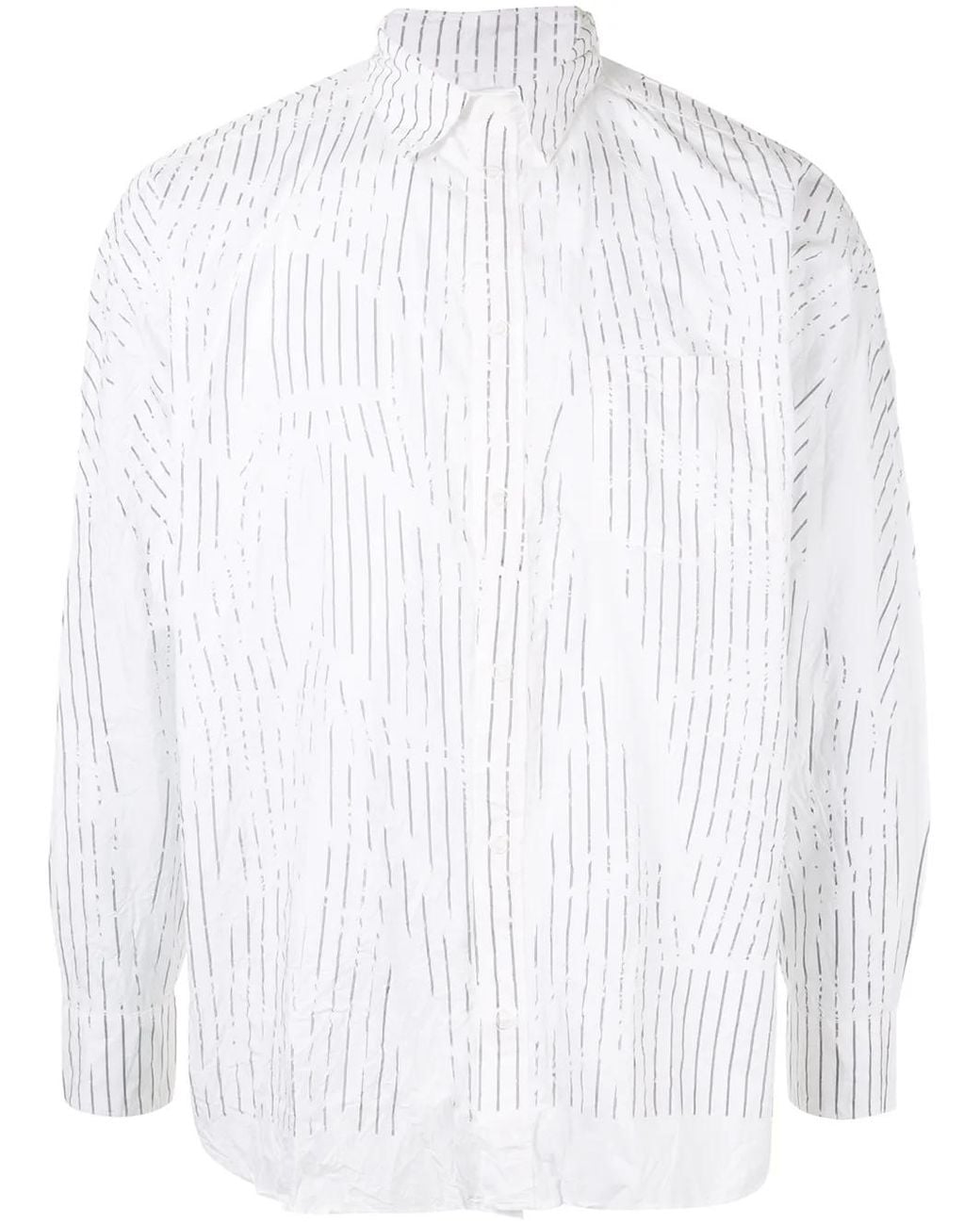 Doublet White Striped Shirt for men