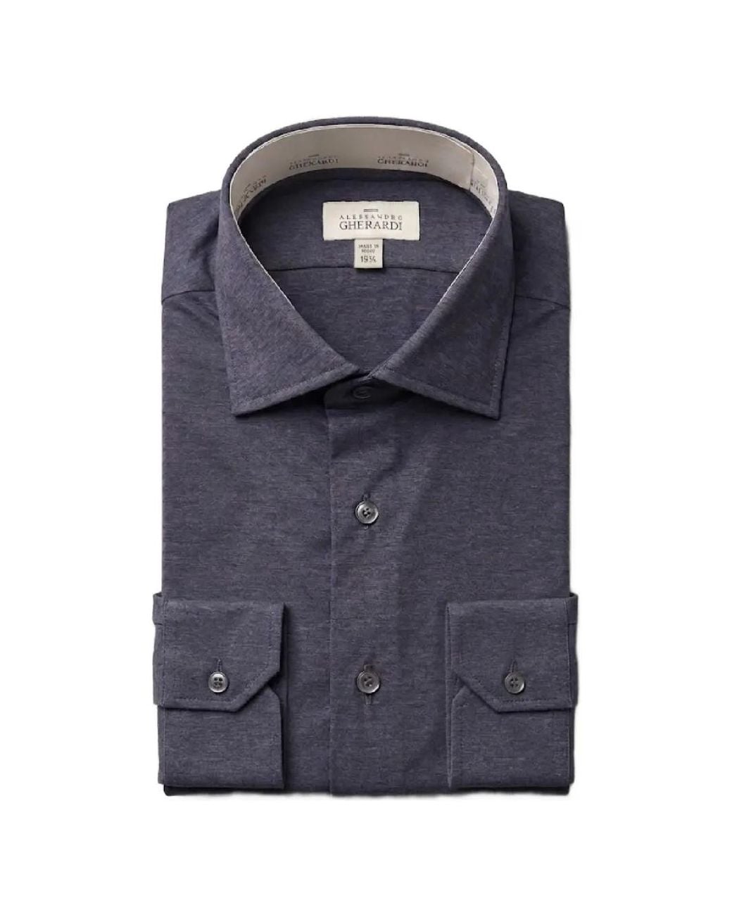 Alessandro Gherardi Blue Chemise À Manches Longues for men