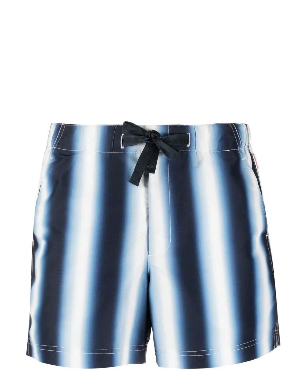 Orlebar Brown Blue Vertical-Stripe Swim Shorts for men