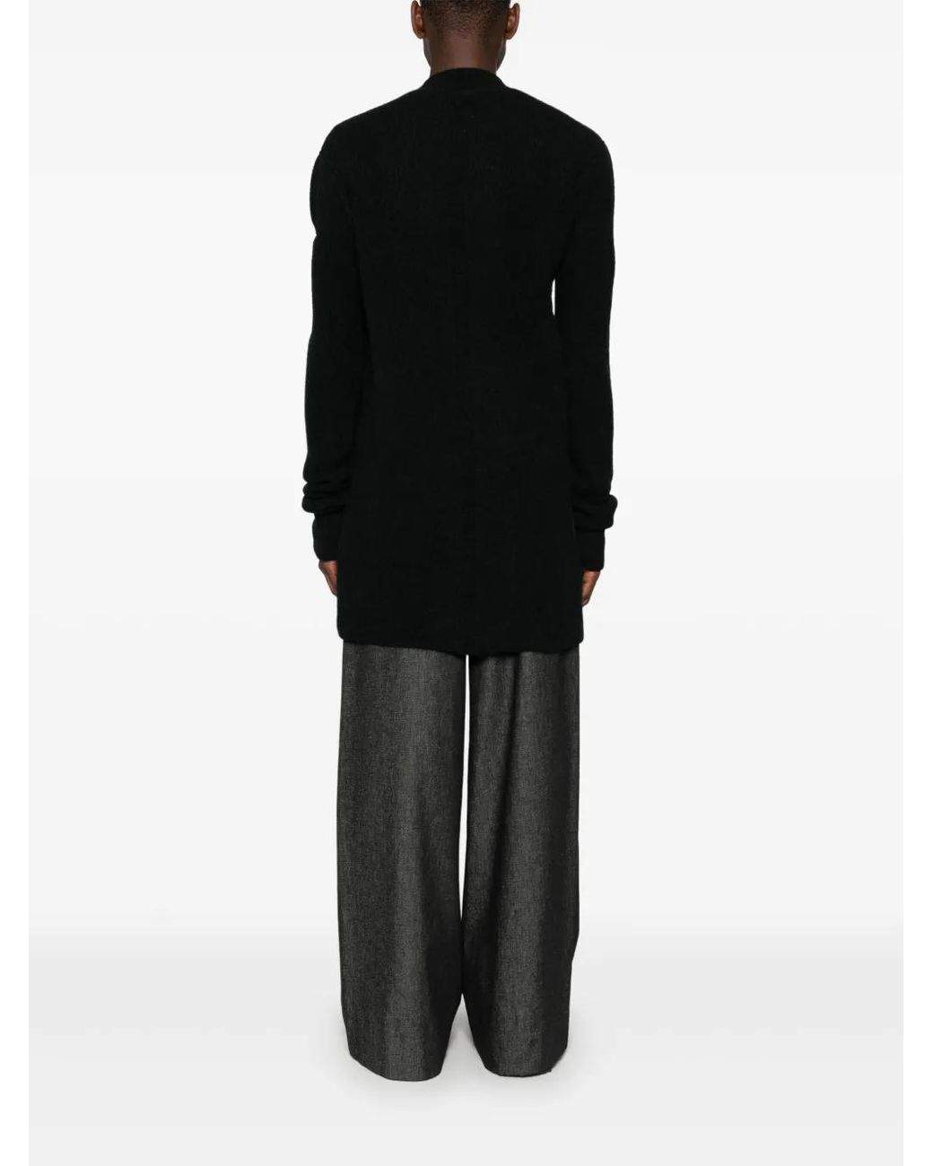 Rick Owens Black Subhuman Sweater for men