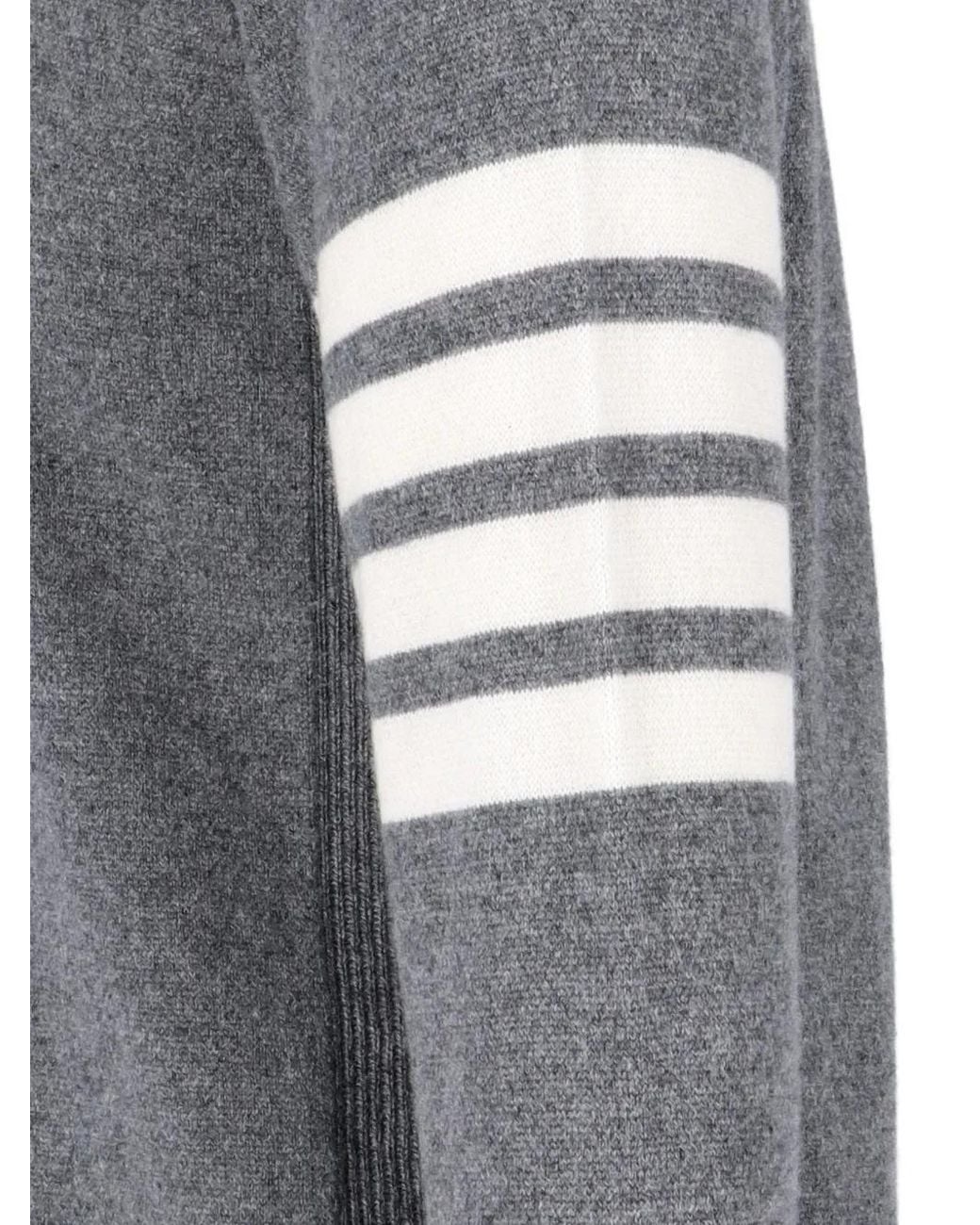 Pull En Cachemire À 4 Bandes Signature Thom Browne pour homme en coloris Gray