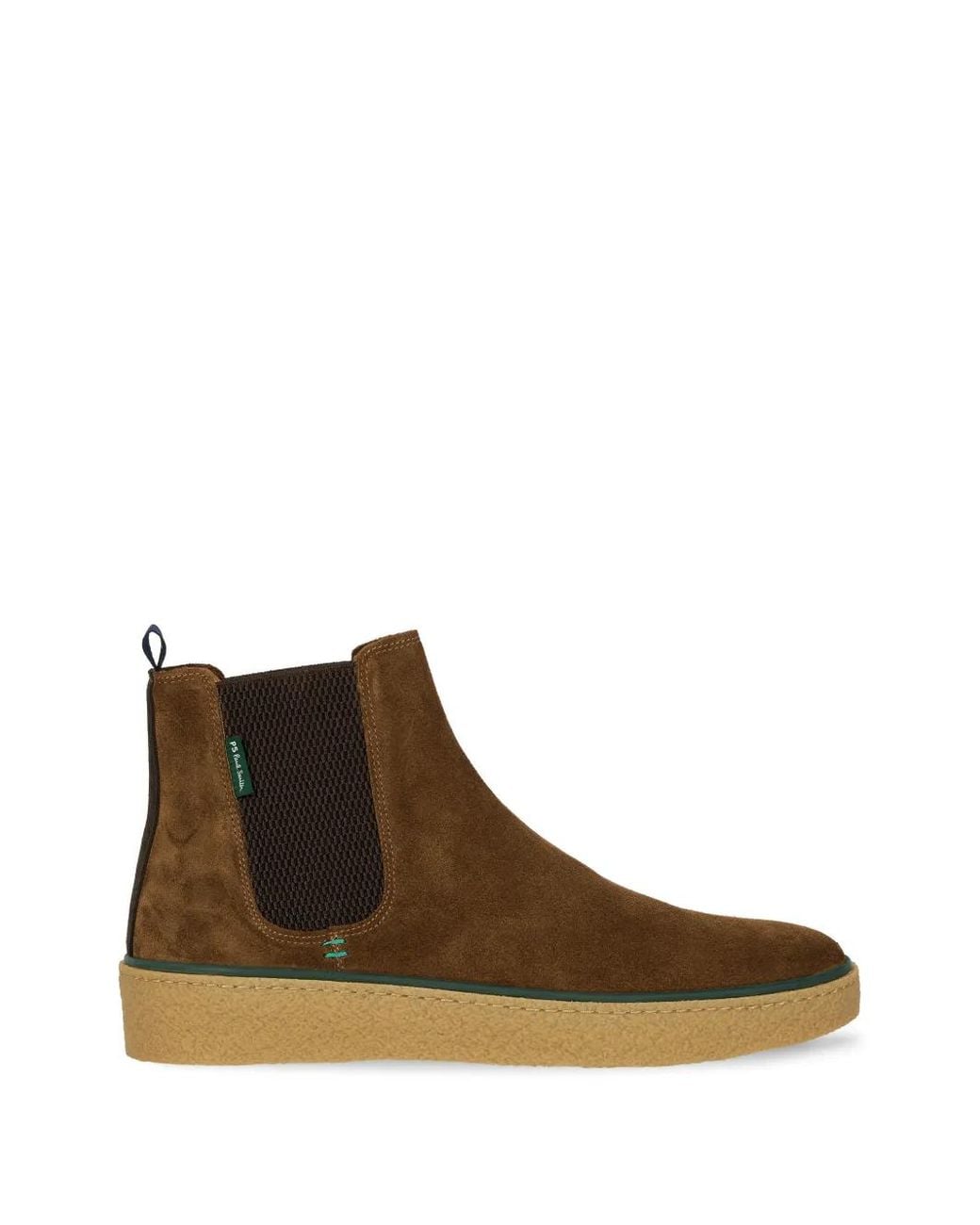 Stivali Bash Con Inserti Elasticizzati di Paul Smith in Brown da Uomo