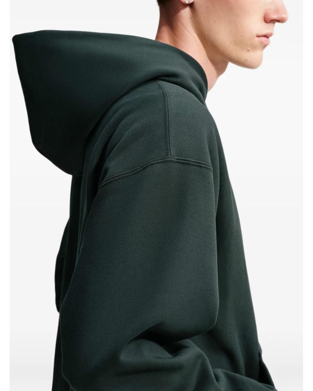 Nike Gray Solo Swoosh Hoodie for men
