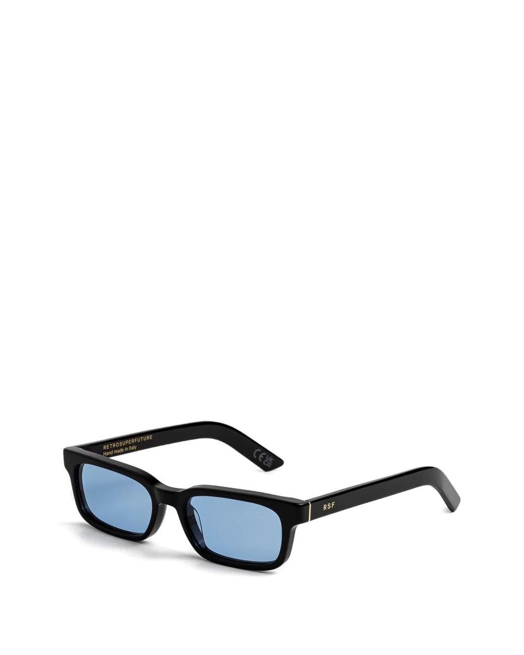 Retrosuperfuture Blue Gesto Azure Rectangle-Frame Sunglasses