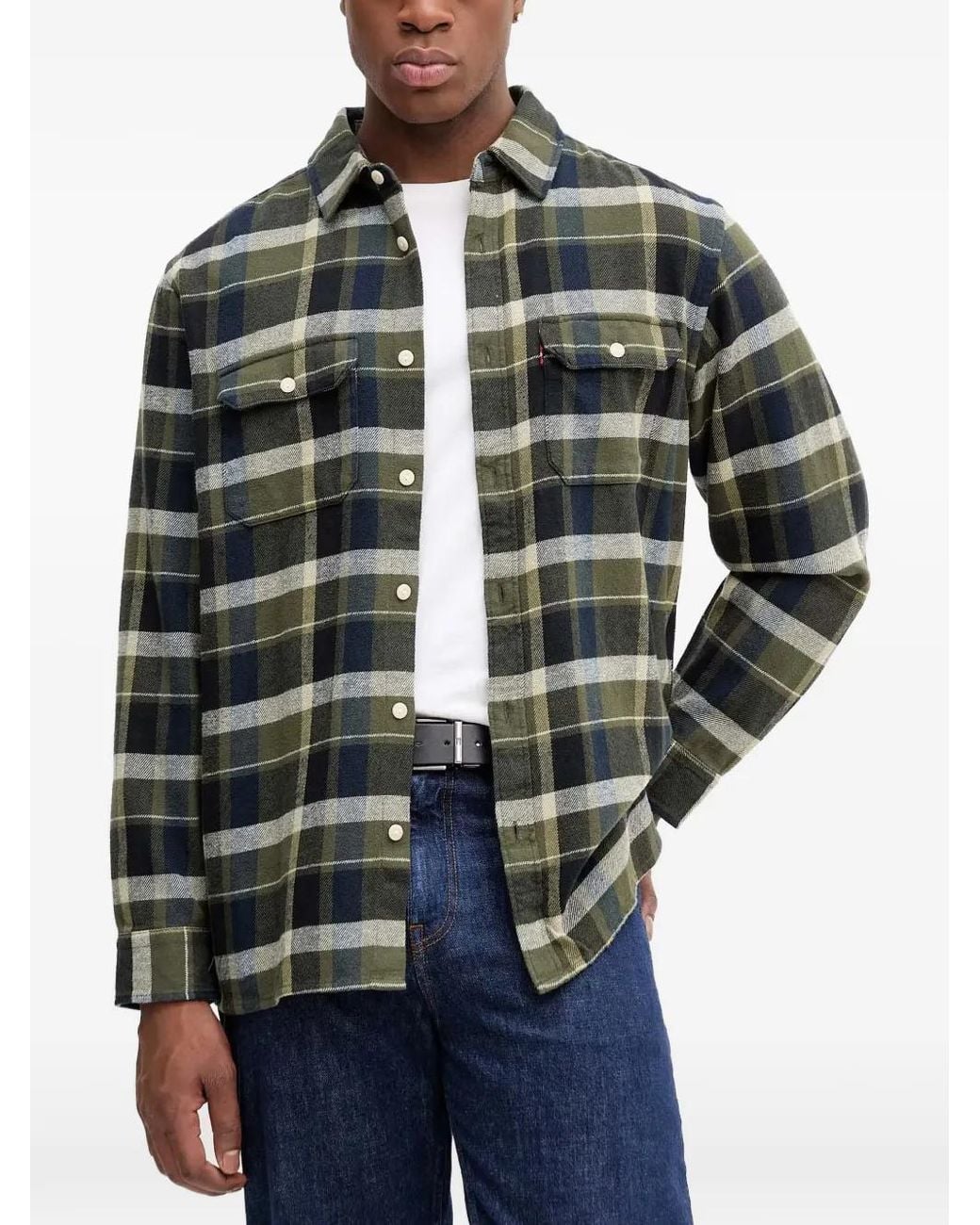 Camisa A Cuadros Levi's de hombre de color Green