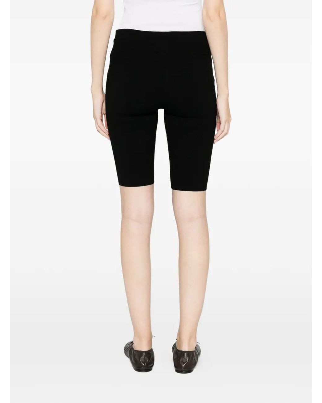 Totême Black Capri Knit Shorts