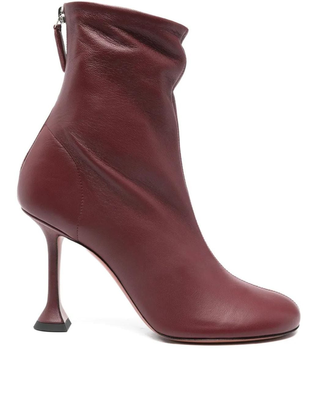 AMINA MUADDI Purple 95Mm Iris Heeled Boots