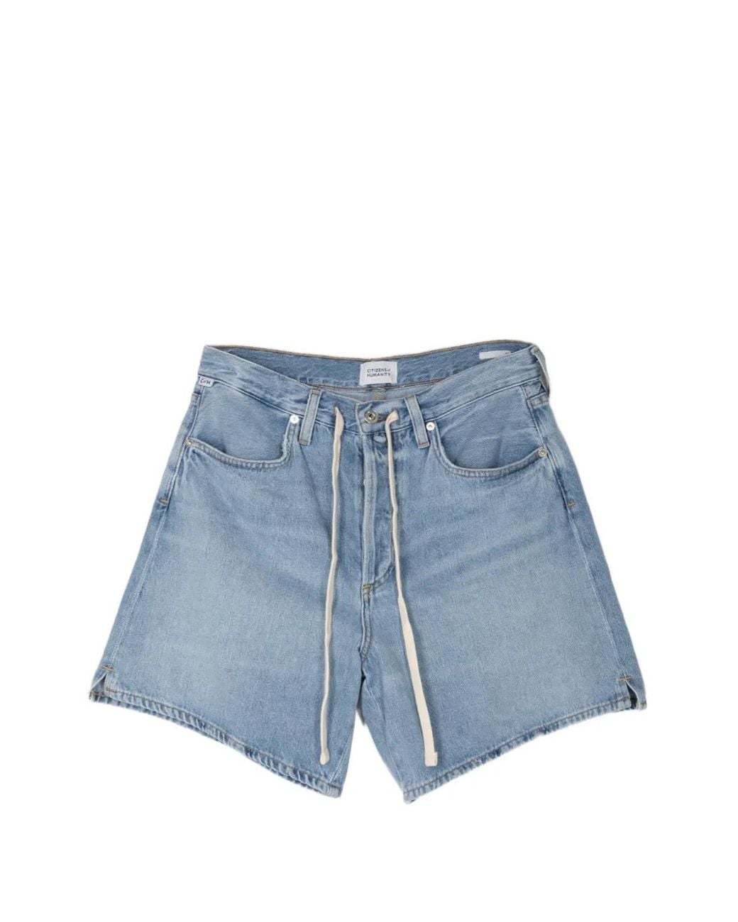 Citizens of Humanity Blue Brynn Drawstring Short