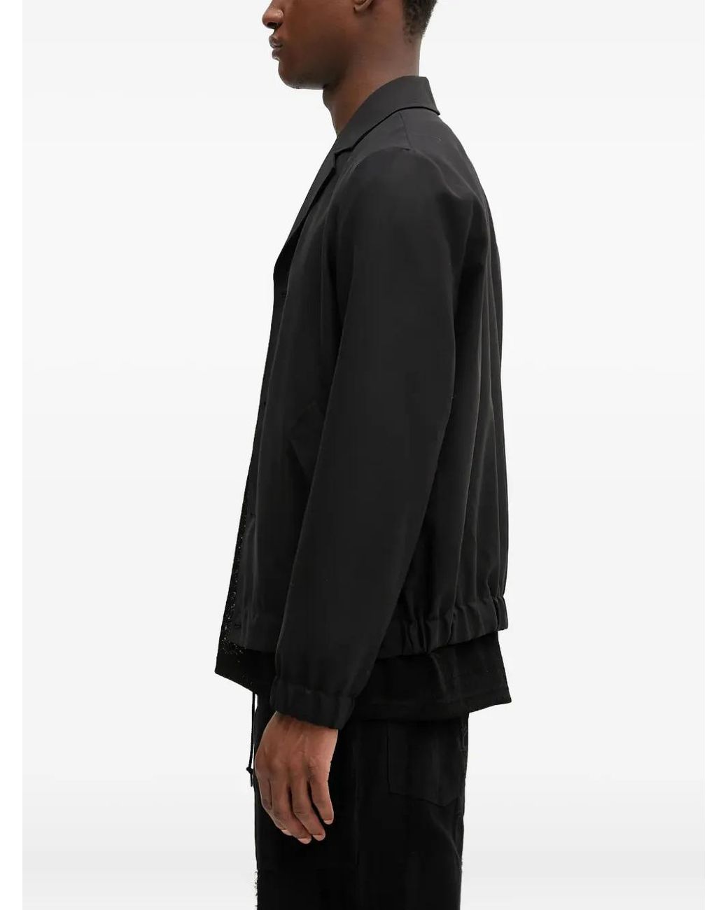 Paul Smith Black Wool Shirt Jacket for men