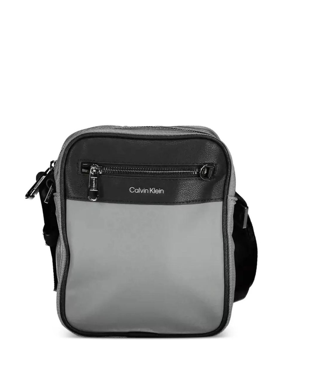 Calvin Klein Black Two-Tone Shoulder Bag for men