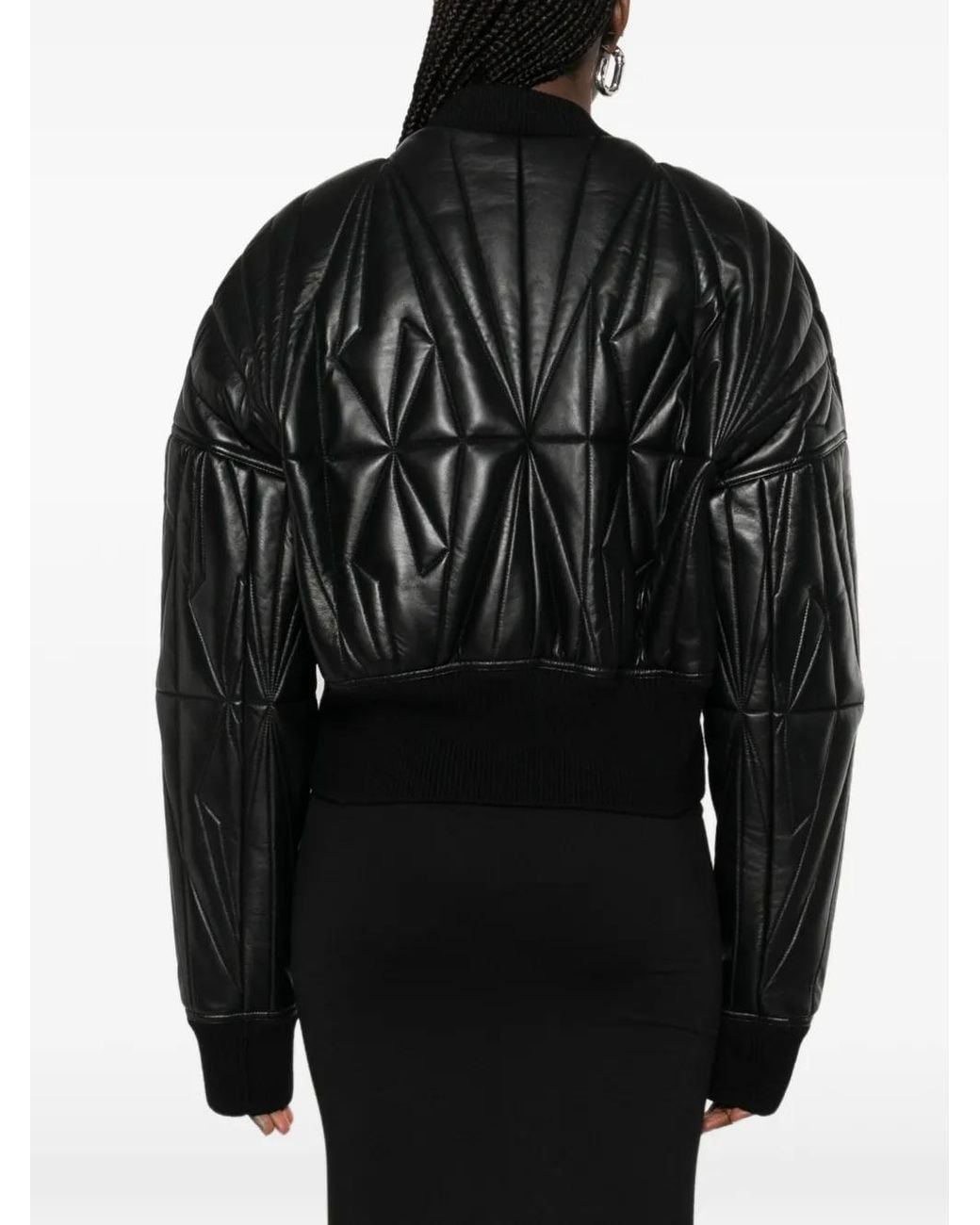 Moncler Black X Rick Owens Quilted Zip Jacket