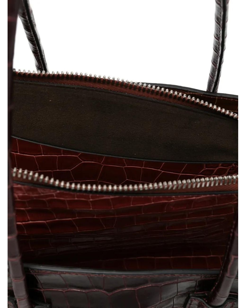 The Attico Red La Passeggiata Medium Tote Bag