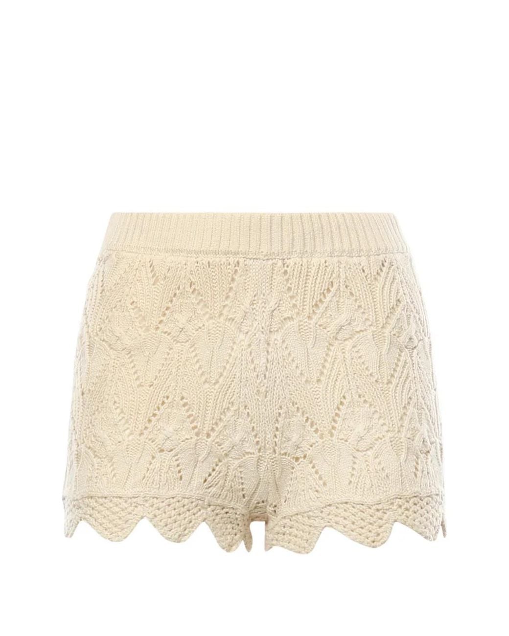 For Love & Lemons Natural Short Lelia En Crochet