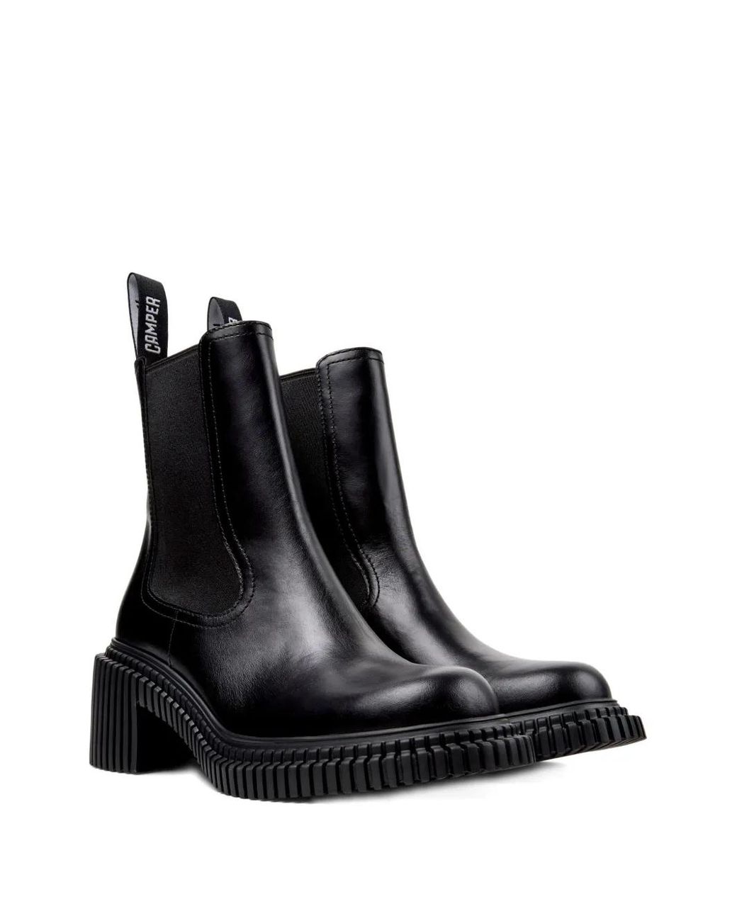 Camper Black 70Mm Elastic-Panel Boots