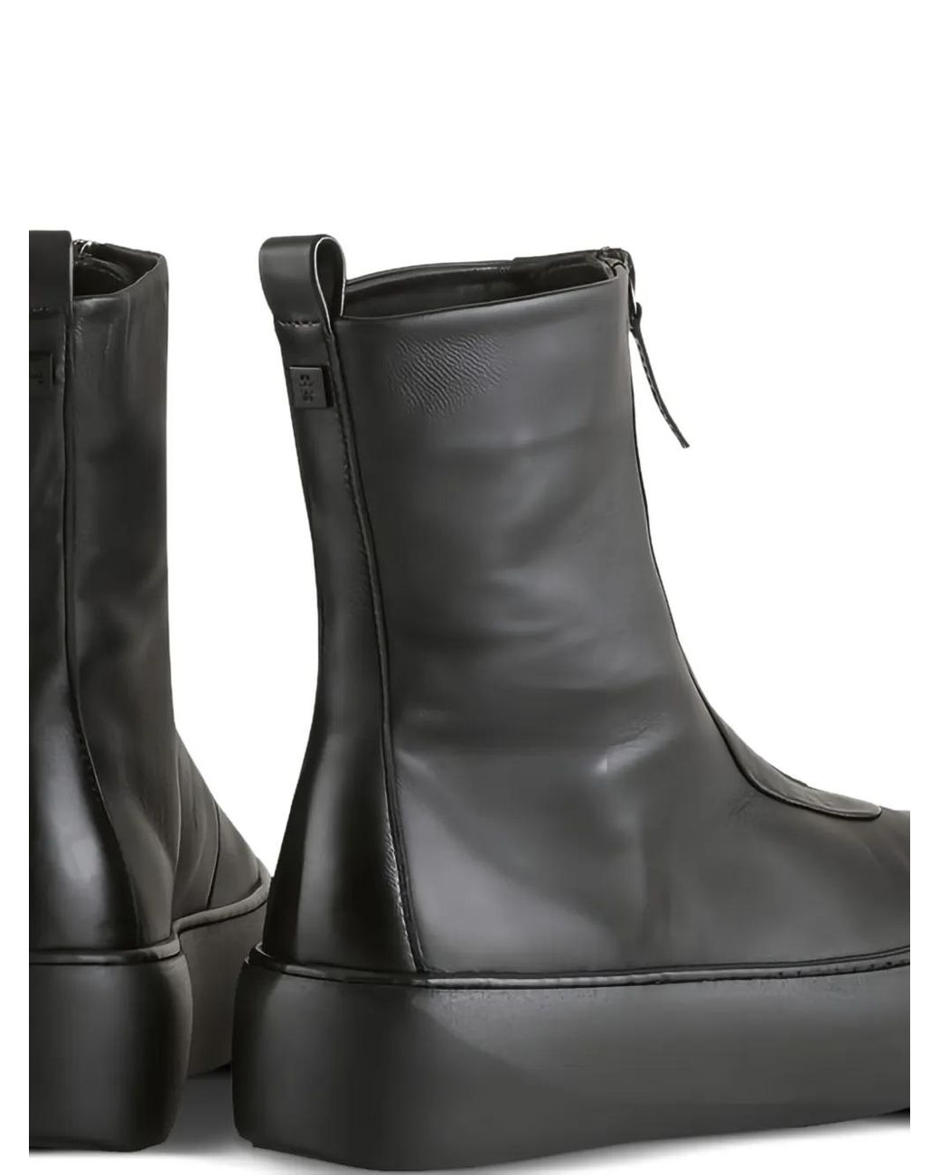 Högl Black Dylan Platform Zip-Up Ankle Boots
