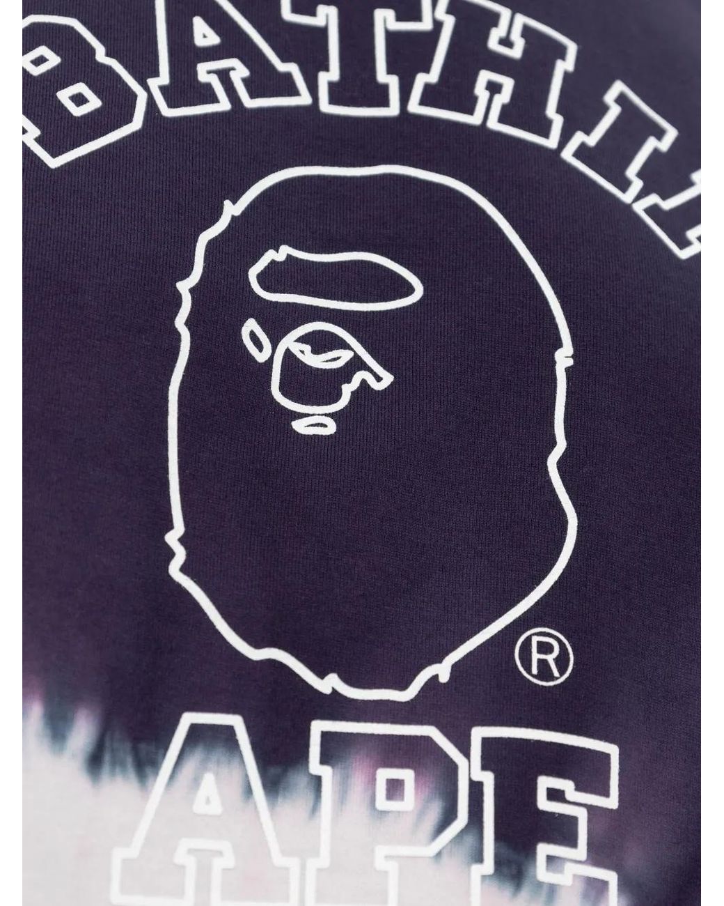 A Bathing Ape Pink Tie-Dye Logo T-Shirt