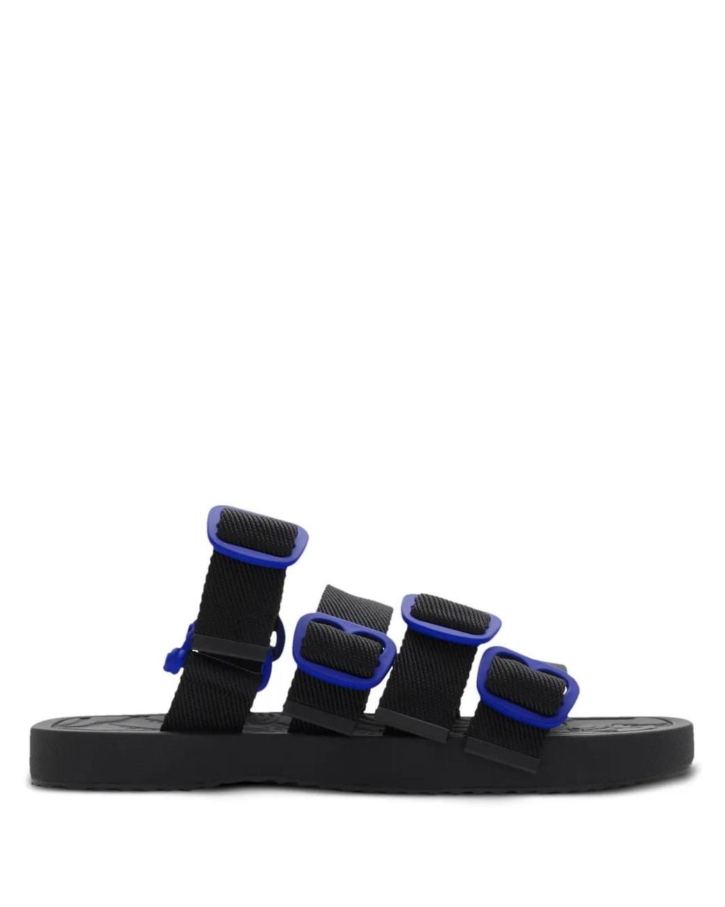 Burberry Blue Nylon Strap Sandals for men