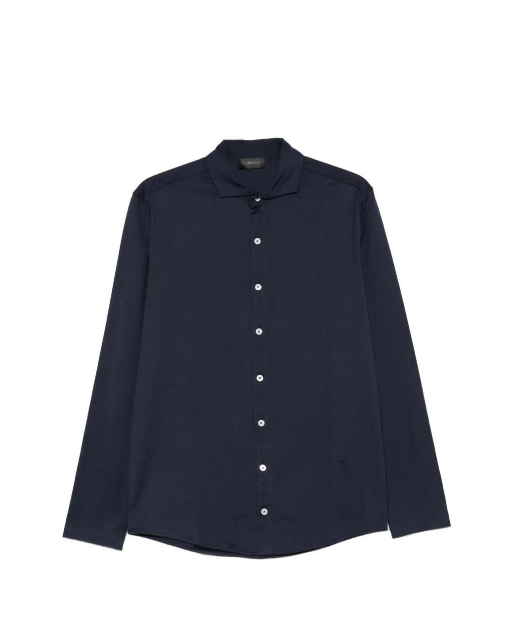 Dondup Blue Long-Sleeve Button-Up Shirt for men