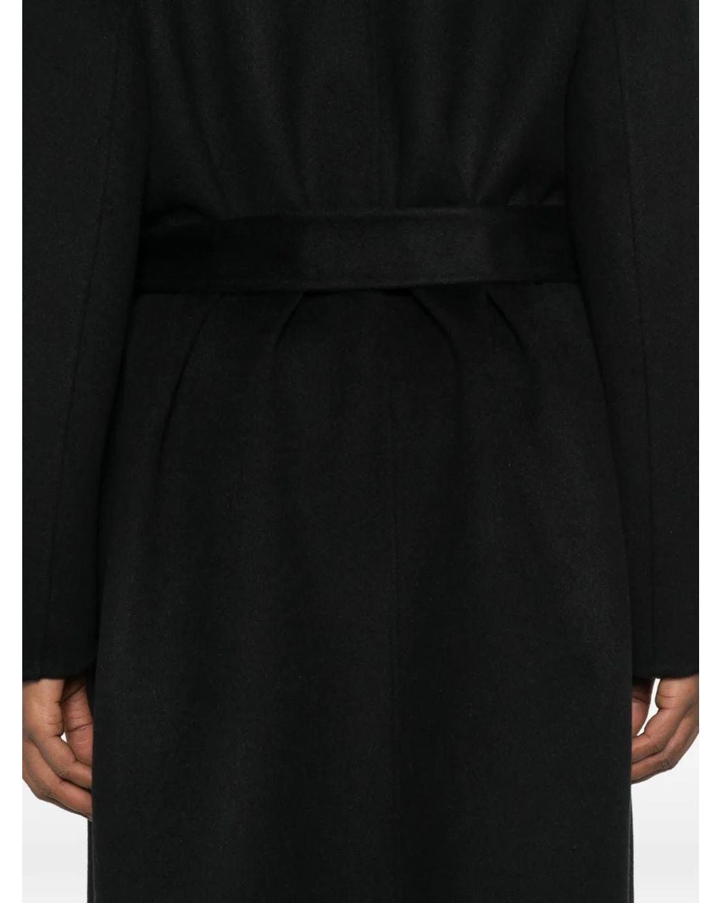 Cappotto Con Sciarpa di Rohe in Black