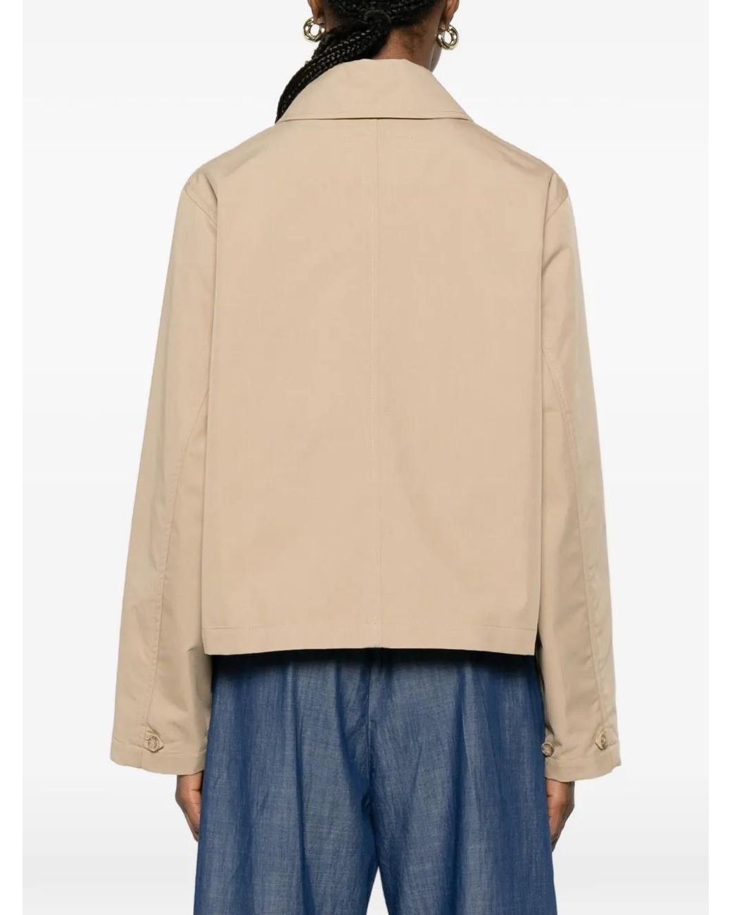 Ottod'Ame Natural Patch-Pocket Buttoned Jacket