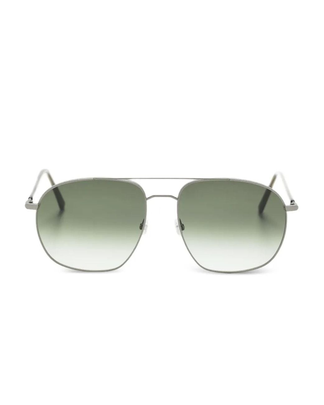 Andy Wolf Green Rectangle-Frame Sunglasses