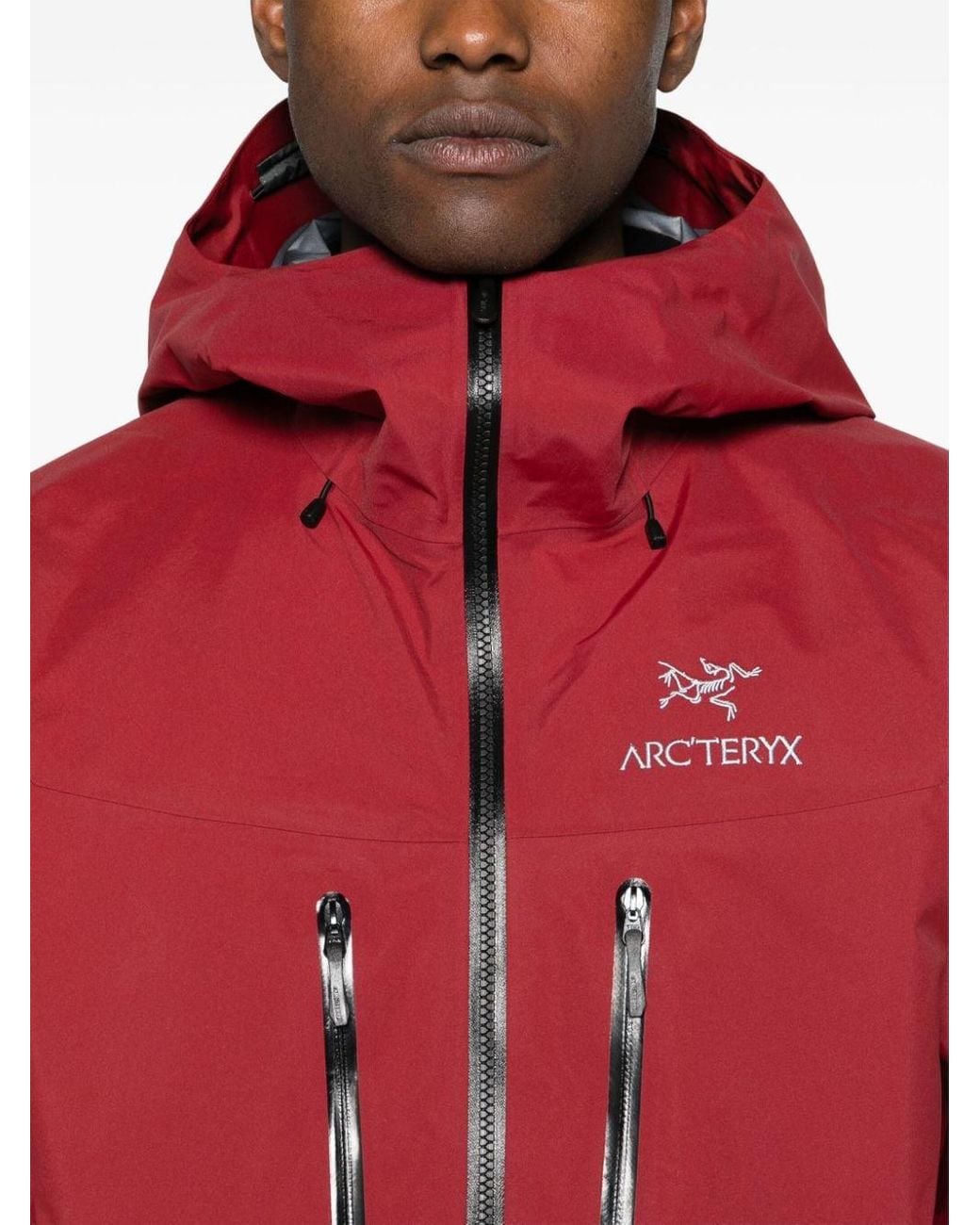 Arc'teryx Alpha Sv Jacket in Red for Men | Lyst
