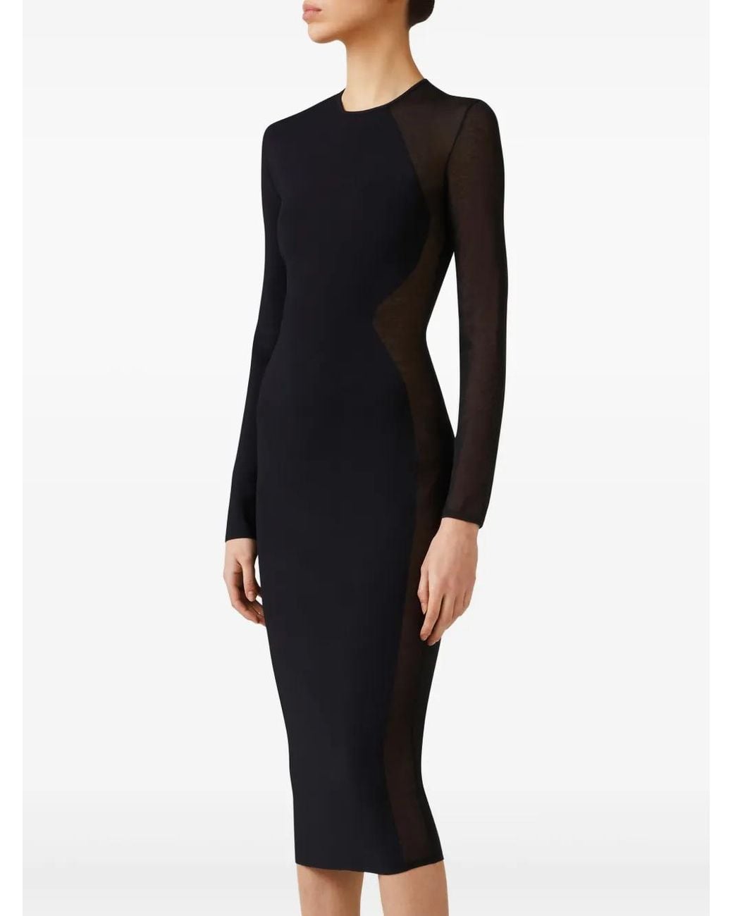 Stella McCartney Black Miracle Midi Dress